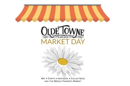 Olde Towne Market Day logo with awning