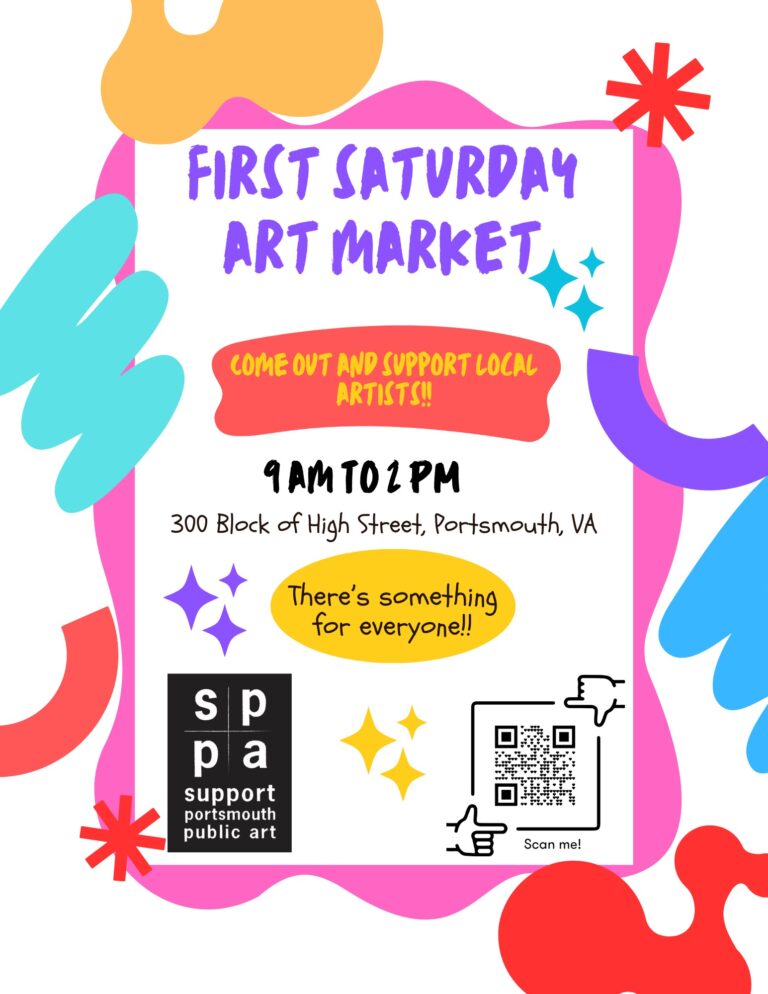 First Saturday Art Market in Olde Towne Portsmouth