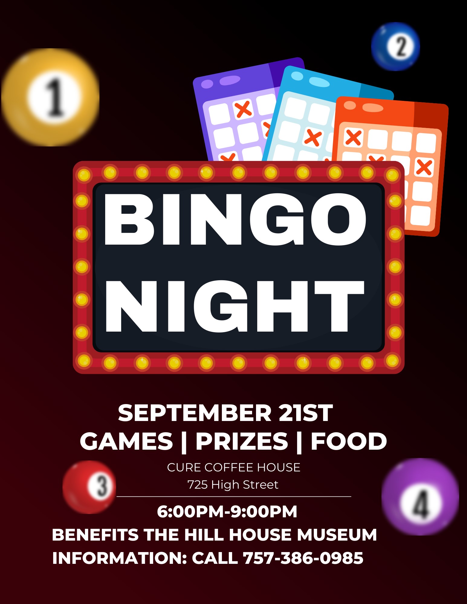 Event poster headline Bingo Night