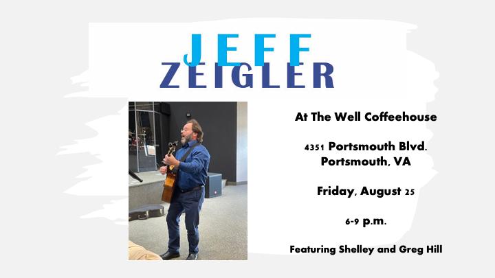 event poster with Jeff Zeigler playing guitar