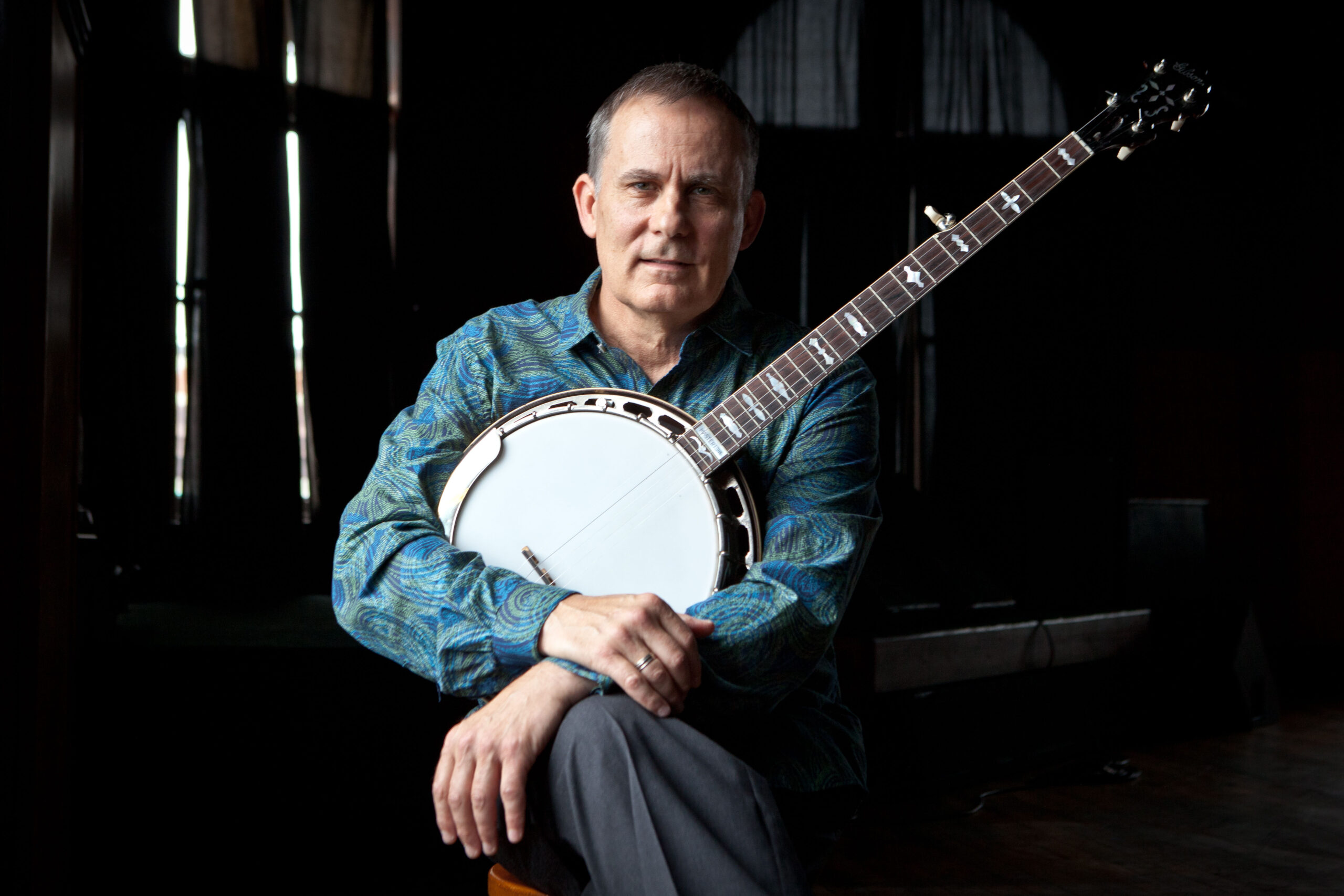 John Bullard with banjo