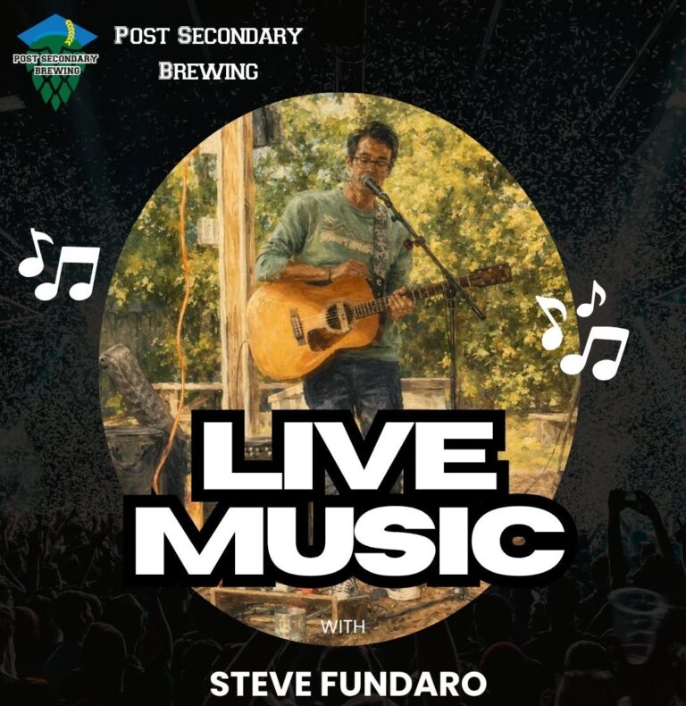 Steve Fundaro  Live at Post Secondary Brewing