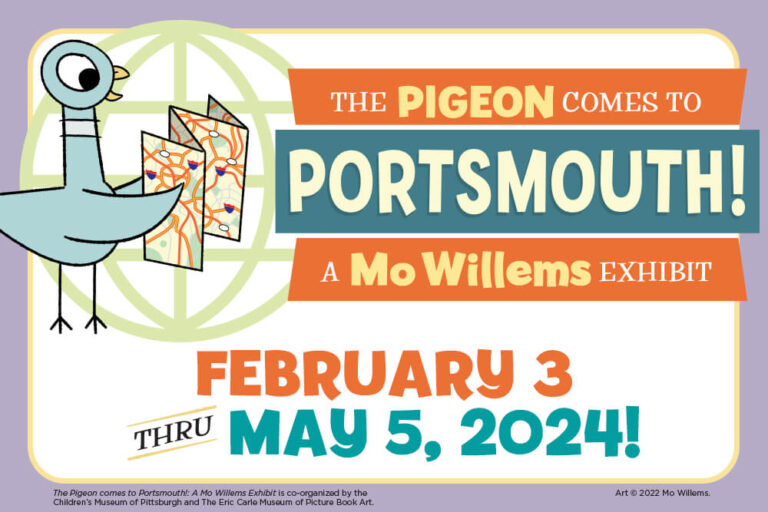 The Pigeon Comes To Portsmouth: A Mo Willems EXHIBIT