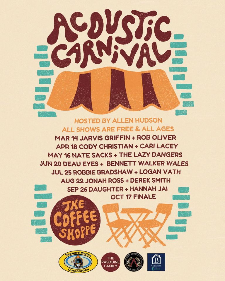 2024 Acoustic Carnival Event Poster