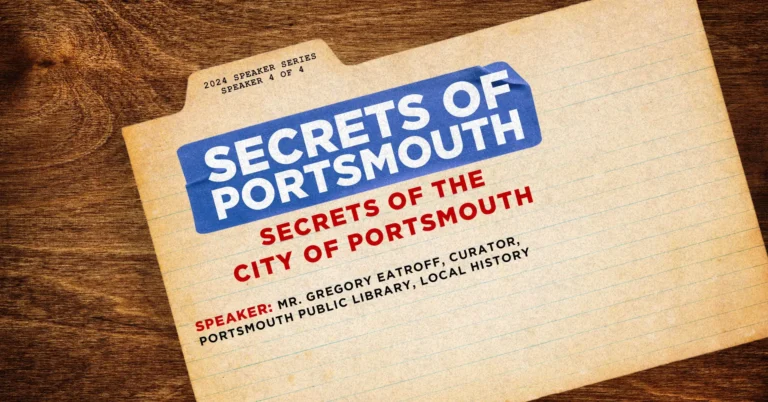 Speaker Series &#8211; Secrets of the City of Portsmouth Virginia