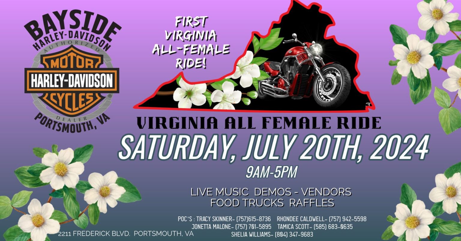 Virginia All Female Ride 2024 City Of Portsmouth Events