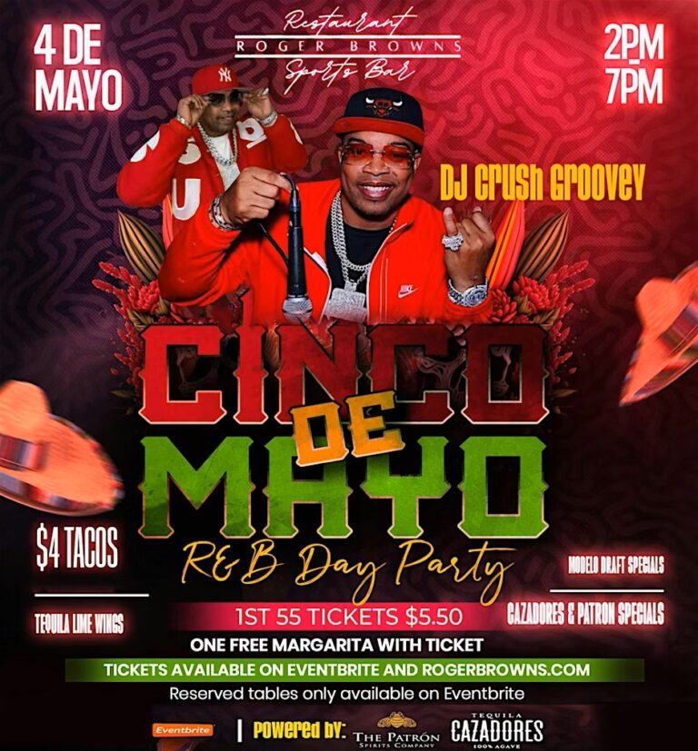 Cinquo de Mayo Party with Crush Groovey at Roger Browns