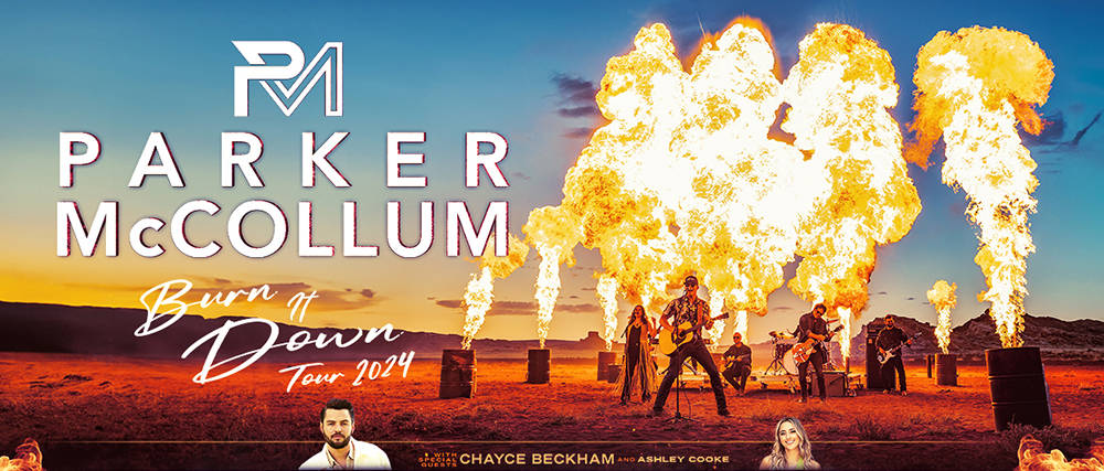 Event Poster Parker McCollum Burn it Down 2004 Tour