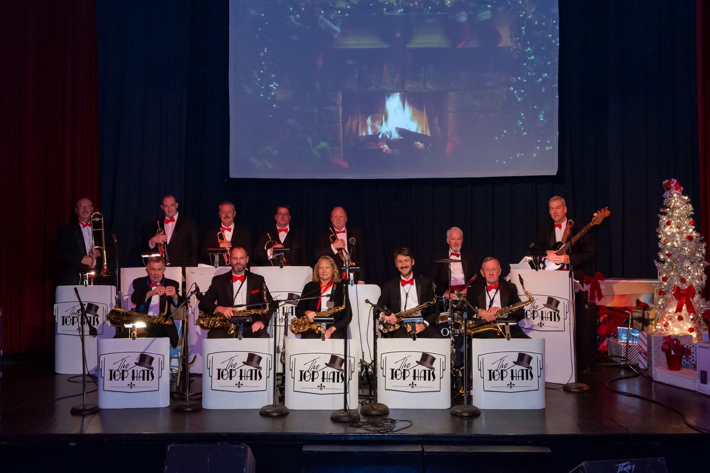 Top Hat Orchestra playing a Christmas concert