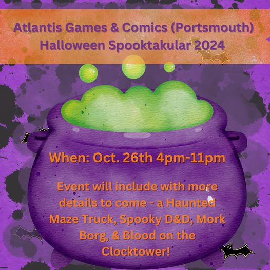 Halloween Spooktacular at Atlantis Games and Comics