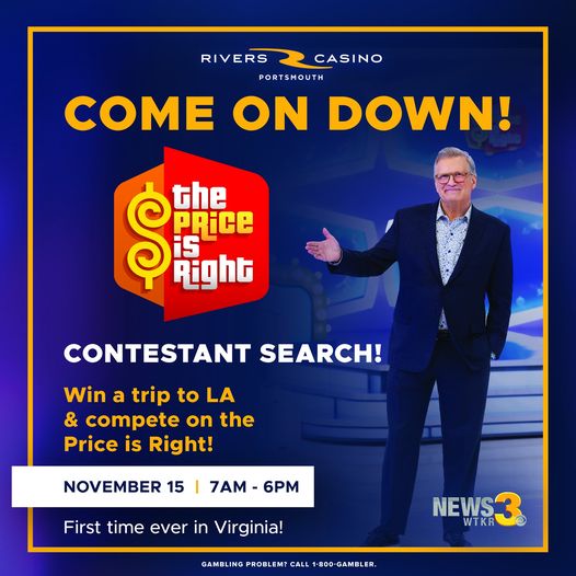 The Price is Right Virginia Auditions at Rivers Casino