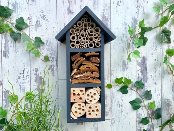 Mason Bee House on a Fence