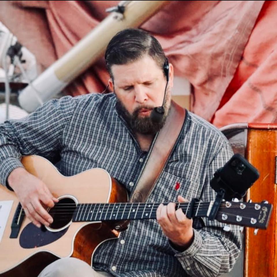 Steve Forss playing guitar