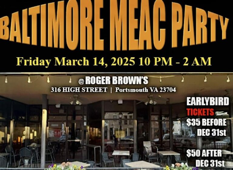 Baltimore Meets VA MEAC Party at Roger Browns