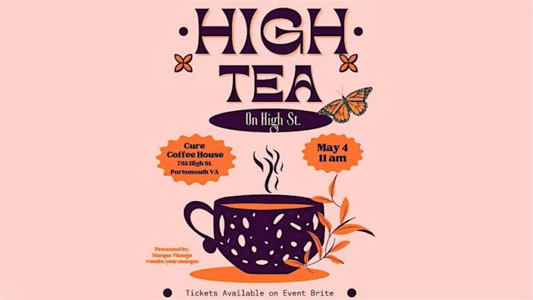 High Tea on High Street at Cure Coffeehouse