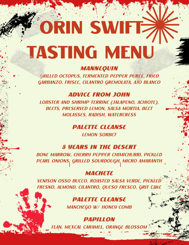Orin Swift Wine Dinner at the Renaissance Hotel