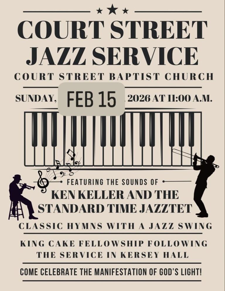 Jazz Service at Court Street Baptist Church