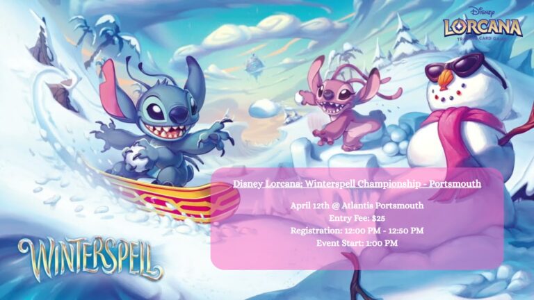 Lorcana Winterspell Championship at Atlantis Games