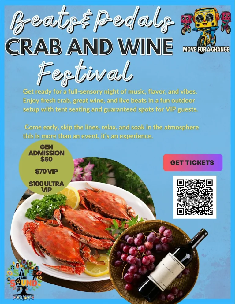 Crab &amp; Wine and Music Festival – Beats &amp; Pedals Festival